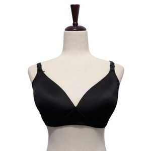 Motherhood Maternity Nursing Bra Black Wireless Size 34DDD